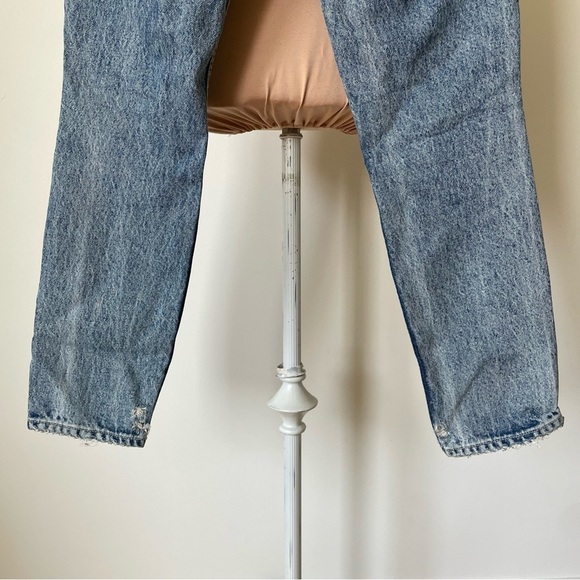 GRLFRND Karolina High Rise Distressed Days Like This Blue Wash Skinny Jeans 25 - Picture 8 of 12